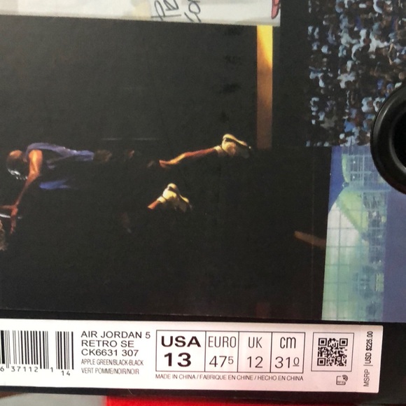 Air Jordan 5 SE Oregon SZ 13 - Picture 3 of 3